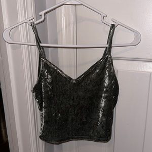 Forever 21 velvet top and never worn.
